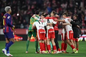 Radost hráčů Girony