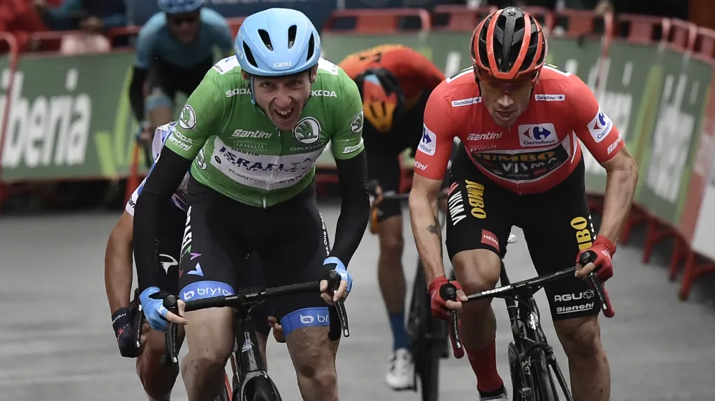 Dan Martin a Primož Roglič