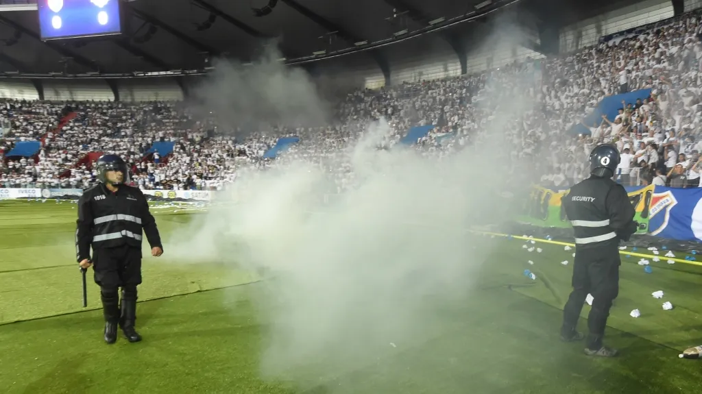 Nepokoje v utkání Ostravy s Opavou