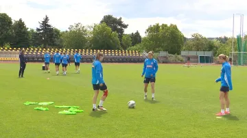 České fotbalistky chtějí zvládnout utkání s Chorvatskem