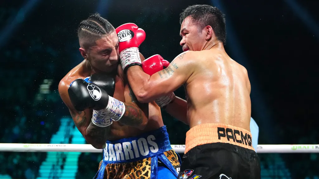 Mario Barrios a Manny Pacquiao