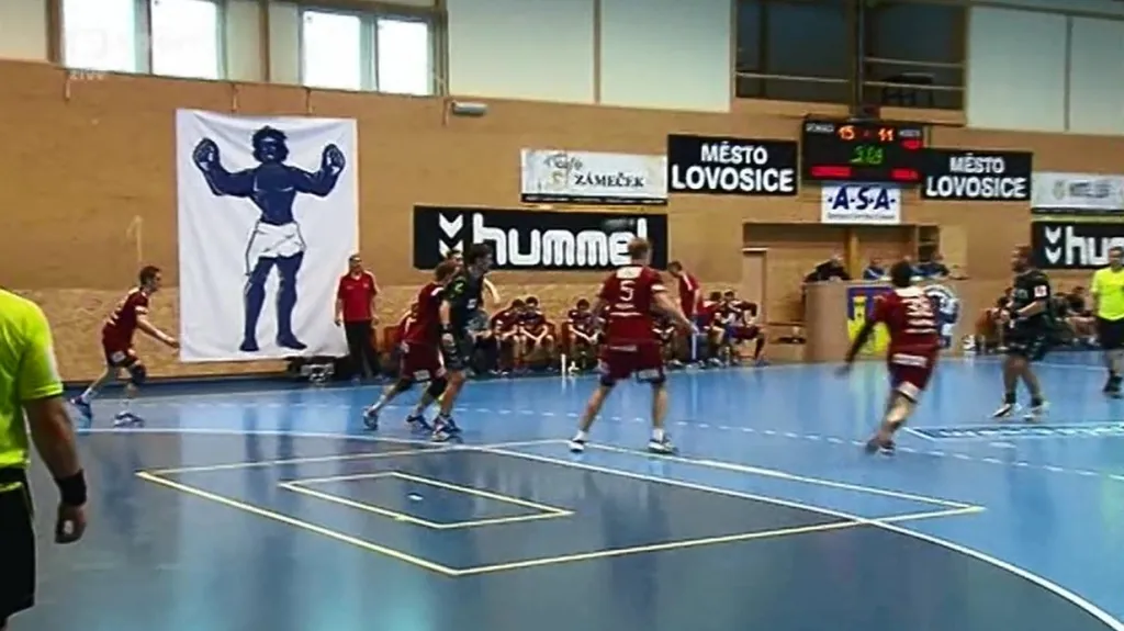 Sestřih a ohlasy házenkářského utkání Lovosice - Dukla