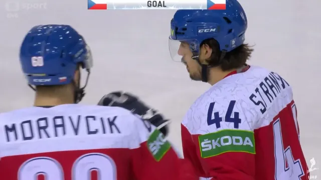 Gól v utkání Slovensko – Česko: Stránský – 1:5 (44. min.)