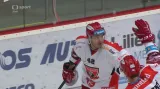 Gól v utkání Hradec Králové - Třinec: Koukal - 1:2 (31. min.)