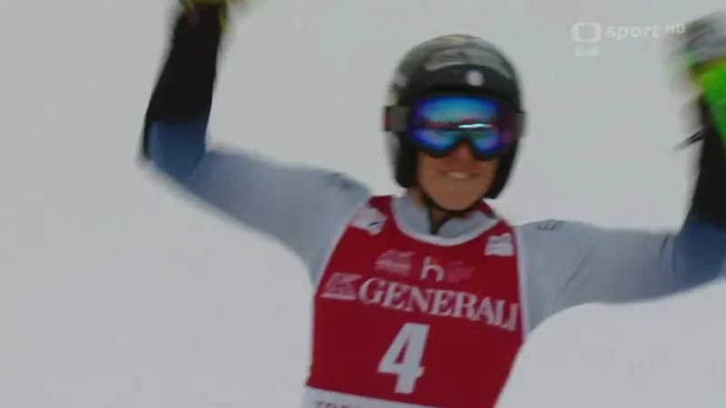 Vítězná jízda Federicy Brignoneové ve 2. kole obřího slalomu