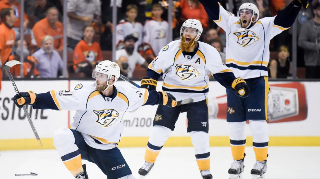 Radost hráčů Nashvillu