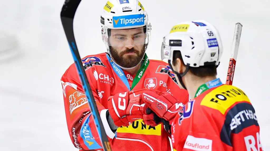 Robert Kousal se raduje z branky