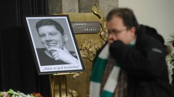 Pohřeb bývalého sportovního redaktora ČT Lukáše Přibyla