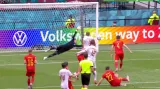Gól v utkání Wales - Dánsko: Doldberg – 0:1 (27. min.)