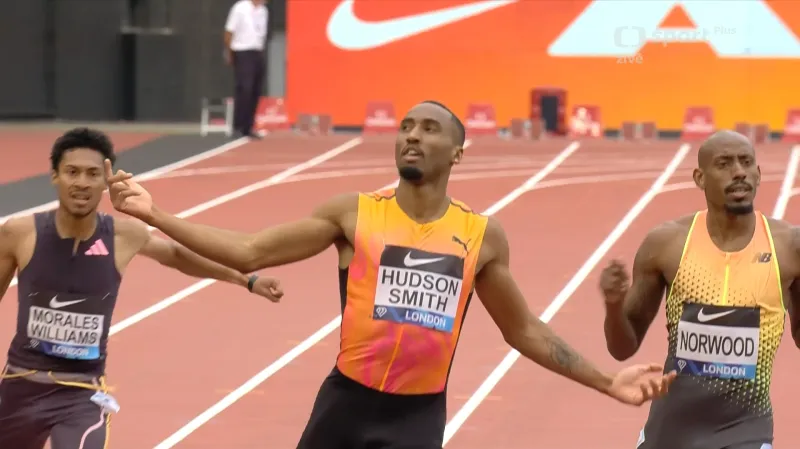 Evropský rekord Hudsona-Smithe na 400 m