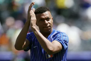 Kylian Mbappé v přípravě na utkání Francie na MS