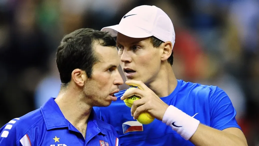 Radek Štěpánek a Tomáš Berdych
