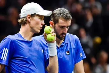 Tomáš Berdych s Marinem Čiličem