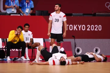 Zklamaní házenkáři Egypta