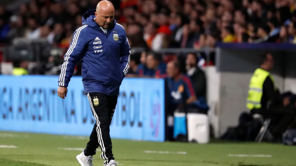 Jorge Sampaoli po utkání ve Španělsku