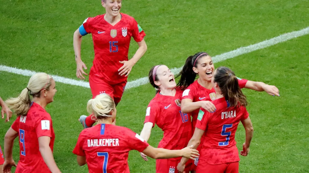 Radost amerických fotbalistek