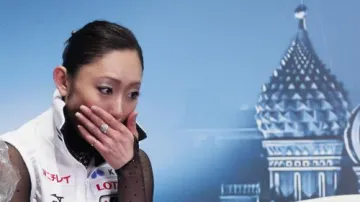 Miki Andová sleduje hodnocení své volné jízdy