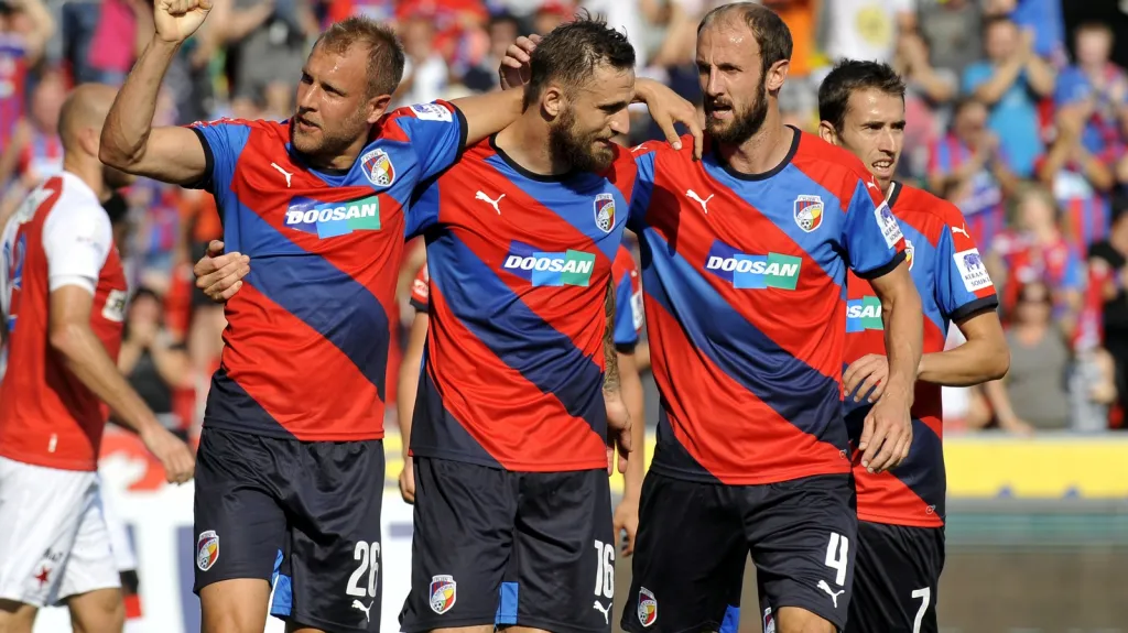 Radost fotbalistů Plzně