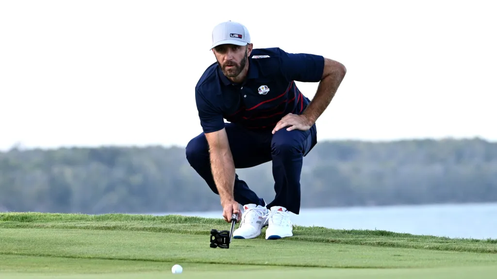 Američan Dustin Johnson na Ryder Cupu