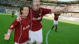 2000: Rosický slaví zisk ligového titulu s Jarošíkem