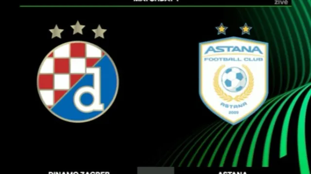 Sestřih utkání Dinamo Záhřeb – Astana