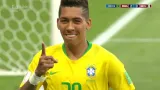 Gól v utkání Brazílie - Mexiko: Firmino - 2:0 (84. min.)