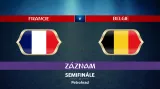 Záznam utkání Francie - Belgie