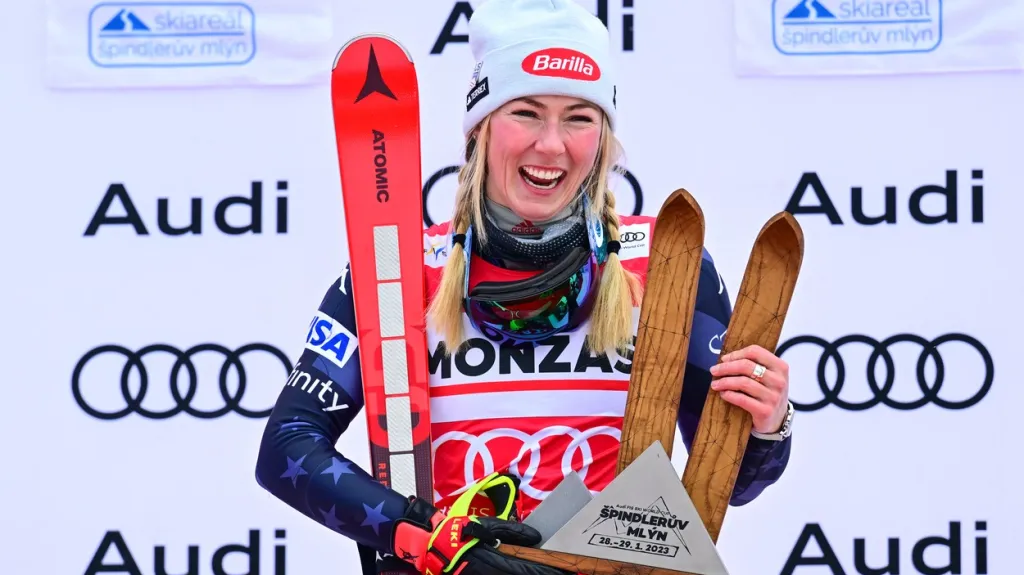 Mikaela Shiffrinová ve Špindlerově Mlýně