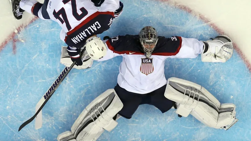 Brankář USA Jonathan Quick