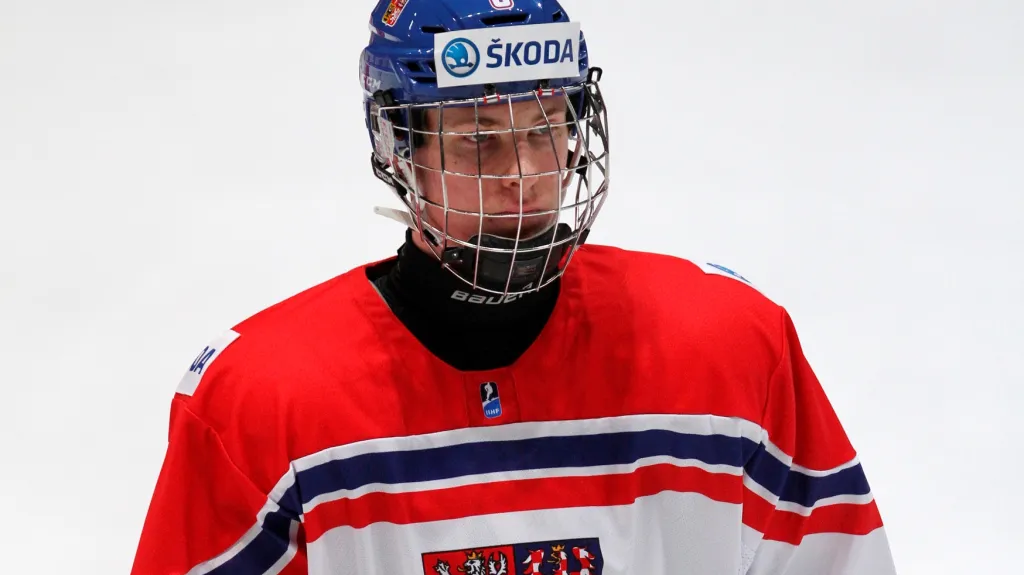 Daniel Bukač v dresu české osmnáctky