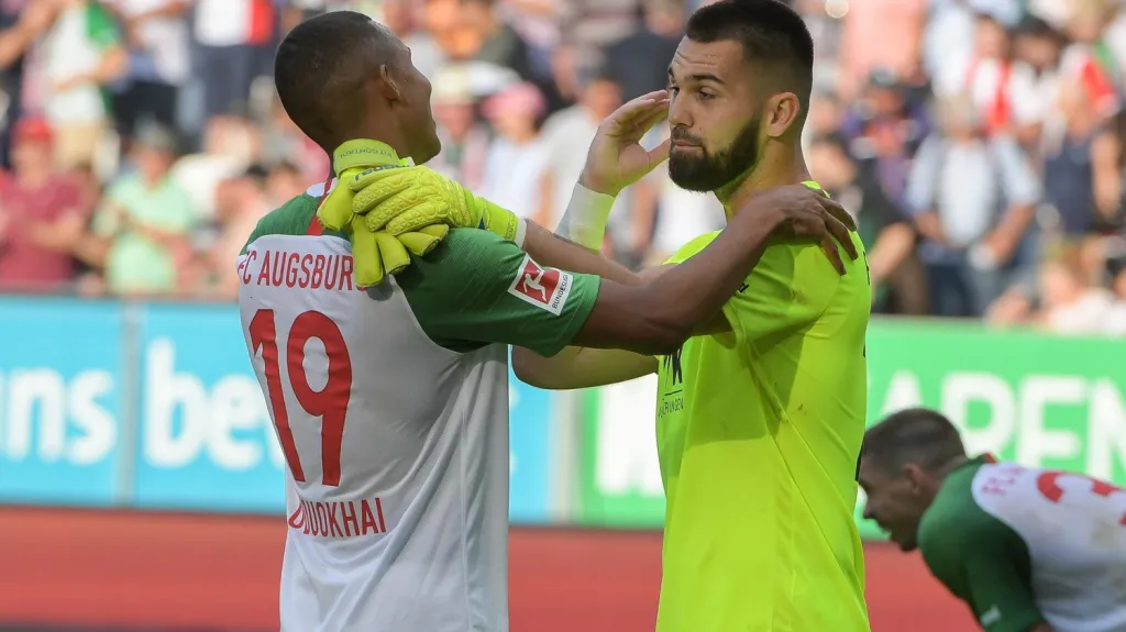 Tomáš Koubek v dresu Augsburgu