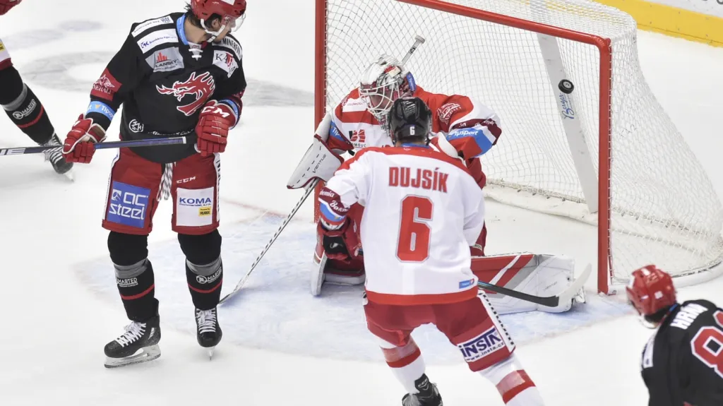 Utkání Třinec - Olomouc