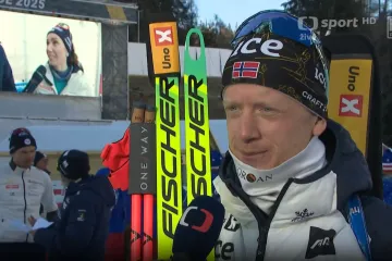 Johannes Bö pro ČT: Přiznám se, že jsem medaile nepočítal