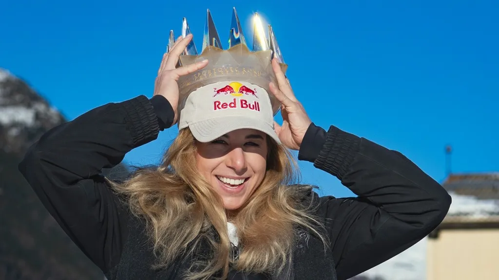 Ester Ledecká s korunou pro Sportovce roku 2025