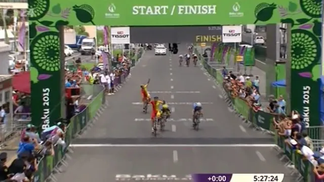 Vakoč urval v silničním závodu v Baku bronz