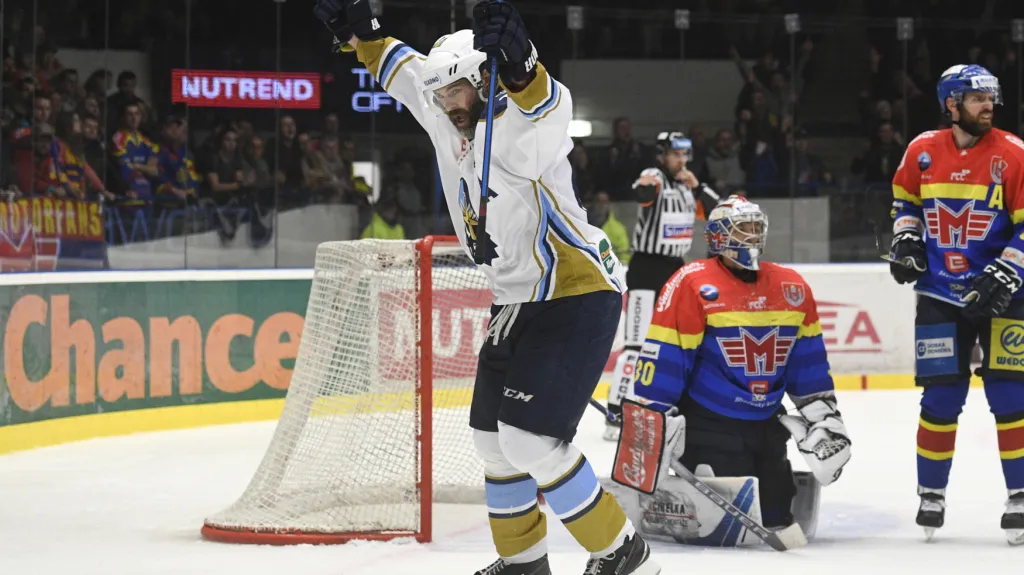 Radující se Jaromír Jágr