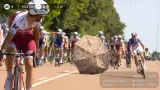 Létající slunečník ohrožoval cyklisty během 6. etapy