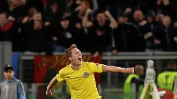 Radost Lukáše Juliše a sparťanských fanoušků