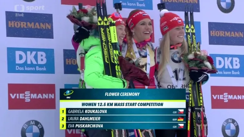 Sestřih: Zlato a bronz pro Češky v závodu s hromadným startem