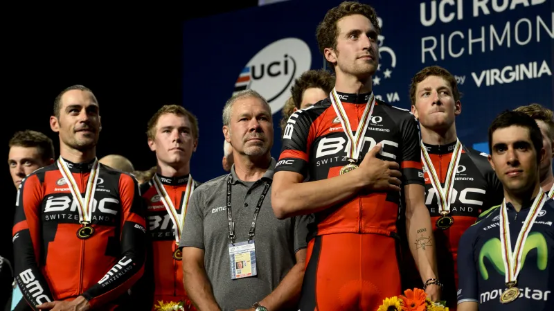 Taylor Phinney (v popředí) v Richmondu