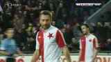 Spartu poslal nešťastnou hlavičkou do vedení Hubáček - 1:0 (19. min.)