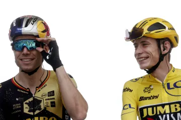 Jonas Vingegaard a Wout van Aert