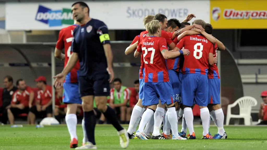 Radost fotbalistů Plzně