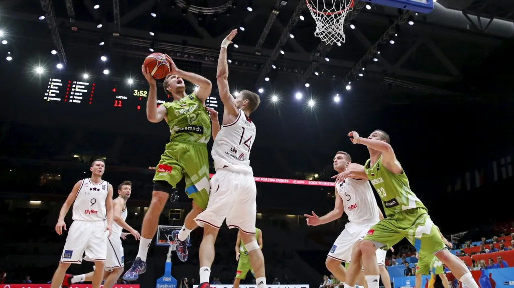 Utkání Lotyšsko-Slovinsko