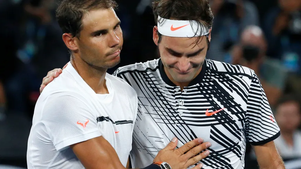 Rafael Nadal a Roger Federer