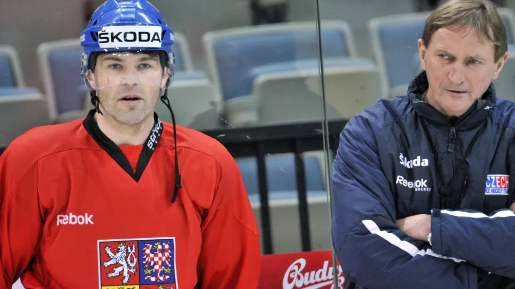 Jaromír Jágr a Alois Hadamczik