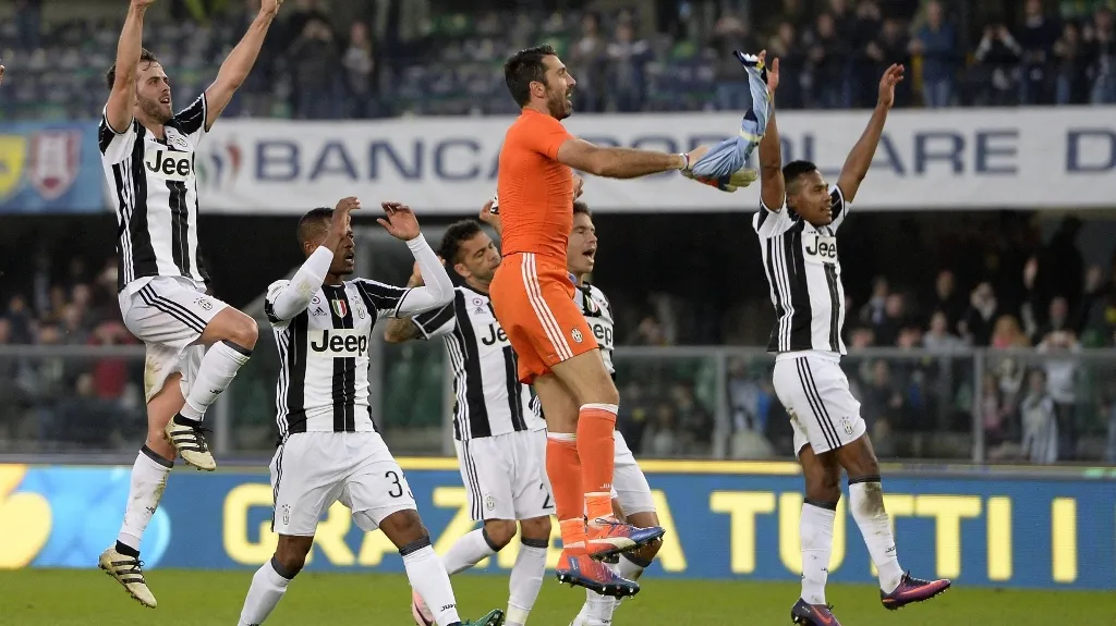 Radost fotbalistů Juventusu