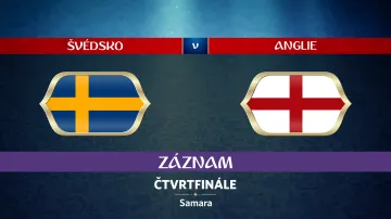 Záznam utkání Švédsko - Anglie