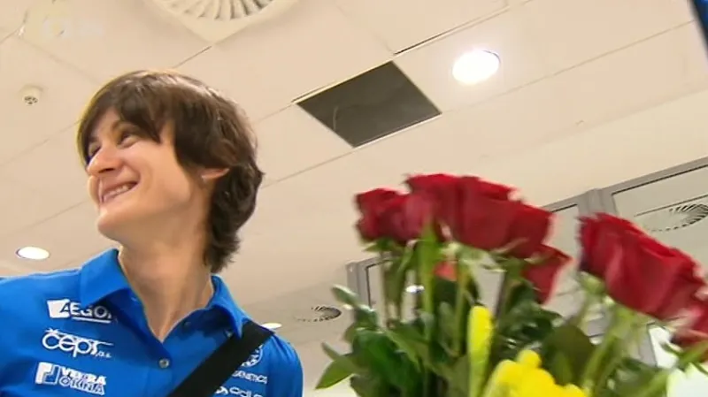 Sáblíková přiletěla zpět do Česka i se dvěma zlaty z MS