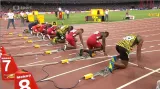 Finále sprintu na 100 metrů na MS v Pekingu